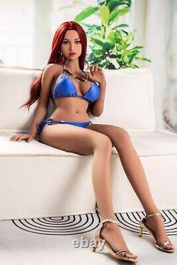New Life-sized Blu-Bikini Girl Doll, Long Legs Cosplay withSound, 163cm
