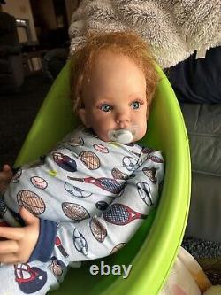 Ooak Reborn newborn baby boy reborn Toddler Christopher Art doll