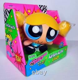 Powerpuff Girls Rainbow Dazzler Bubbles Talking Doll 2000 Trendmasters NIB