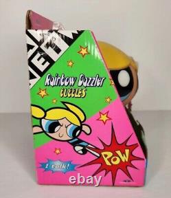 Powerpuff Girls Rainbow Dazzler Bubbles Talking Doll 2000 Trendmasters NIB