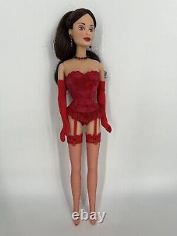 RARE Vintage 1986 Integrity Brunette Doll In Sexy Red Lingerie BRAND NEW
