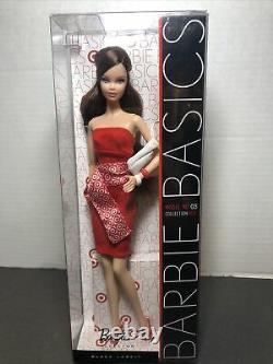 Rare Mattel Barbie Basics Target Model 03 Red Collection Black Label 22 V0333