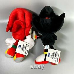Rare New 2012 sanei M SONIC full set of 5 Plush doll SEGA Sonic the Hedgehog