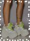 Rare White Dolls K. Poster Girl Funk Wave Platform Sneakers Us Womens Size 7m
