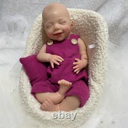 Realistic 18 Reborn Doll Full Body Silicone Newborn Baby Girl Weighted Infant