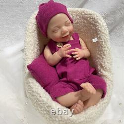 Realistic 18 Reborn Doll Full Body Silicone Newborn Baby Girl Weighted Infant