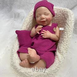 Realistic 18 Reborn Doll Full Body Silicone Newborn Baby Girl Weighted Infant