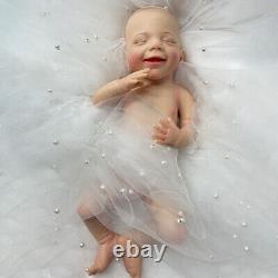 Realistic 18 Reborn Doll Full Body Silicone Newborn Baby Girl Weighted Infant