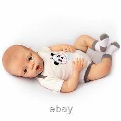 Realistic Baby Nathan Kinby Doll with Bottle & Pacifier Ages 3+ Assembled in USA
