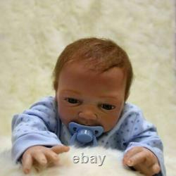 Realistic Reborn Newborn Boy Doll 22 Handmade Vinyl Silicone Baby Dolls Xmas