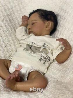 Reborn Baby Doll Biracial Levi Authentic Comes With Coa And Birth Certificate