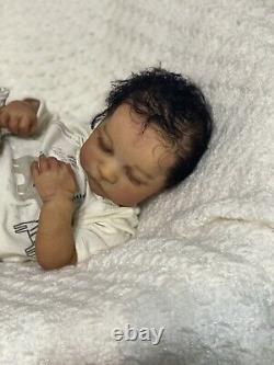 Reborn Baby Doll Biracial Levi Authentic Comes With Coa And Birth Certificate