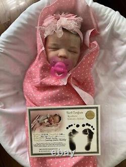 Reborn Baby Dolls Felicity! Baby Girl, Magnetic Pacifier, COA, & Accessories