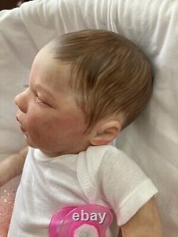 Reborn Baby Dolls Felicity! Baby Girl, Magnetic Pacifier, COA, & Accessories
