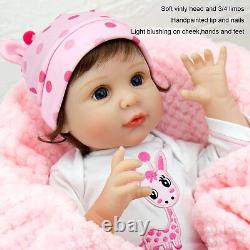 Reborn Baby Dolls Realistic 22 inch Lifelike Cloth Body Deer Toy Gift