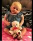 Reborn Toddler 28inch Adorable Reborn Baby Dolls Silicone Baby With Blonde Hair