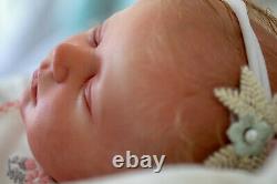 Reborn baby Realborn Marnie Sleeping Female Full Front Plate included