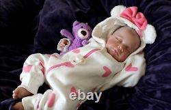 Reborn baby doll. Soft Vinyl and Cloth, weighted infant/newborn baby