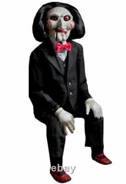 SAW Billy Puppet Trick or Treat Studios Jigsaw Horror Replica Doll 96cm