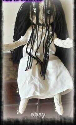 Samara Morgan Hand made rag doll, OOAK, collectors doll