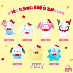 Sanrio Characters Hello Kitty 50th Anniversary 7 Type M Size Plush Doll (Box X)