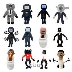 Skibidi Toilet Plush Stuffed Doll Toys Toiletman TVman Speakerman Audio Kid Gift