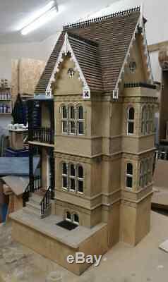 The Wye House Kit Flat packed Unpainted. Dolls House Direct
