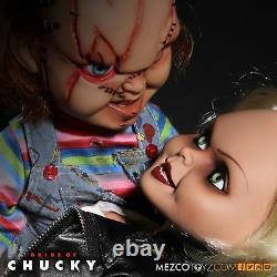 Tiffany Doll Bride Of Chucky Child's Play 15 Mezco Talking Mega Scale with Sound