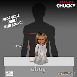 Tiffany Seed of Chucky Talking 15 Mega Scale Doll Mezco MDS Horror Offical