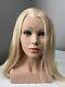 Training Mannequin Head With Real Human Hair Blend Blonde Cosmetology Practice