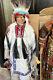Two Brand New Native American Indian 45 Nch Dolls Almost Life-size