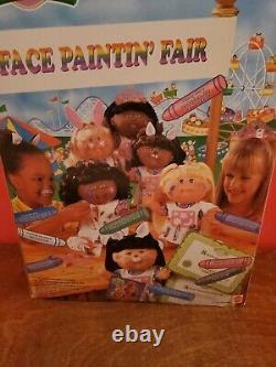 VINTAGE! 1996 Cabbage Patch Kids Paintin' Faces'Kid Blonde Hair Blue Eyes. NEW