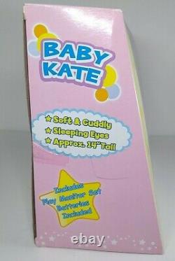 Vintage Polyfect Toys BABY KATE Girl Doll Sleeping Eyes Baby Monitor Set NIB
