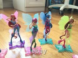 Winx Club Dreamix Power dolls Set 6 mini 3D Figurines Figures NEW series