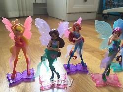 Winx Club Dreamix Power dolls Set 6 mini 3D Figurines Figures NEW series