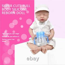 Xmas Special Price IVITA 18 Full Body Filled Silicone Doll Closed Eyes Boy Baby