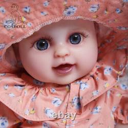 12 Pouces Reborn Poupées Bébés 3d Soft Touch Real Girl Cadeau Enfant Entièrement Fait À La Main