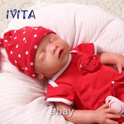18 Dormir Bébé Lifelike Reborn Baby Doll Full Body Silicone Real Touch Xmas