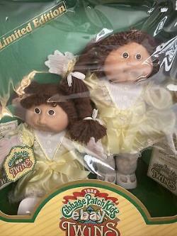 1985 Chabage Patch Twins Brown Hair Eyes Edition Limitée Fancy Yellow