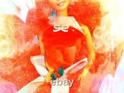 1988 Happy Holidays Barbie Doll Première Sortie Dans La Série Rare Mib Nrfb