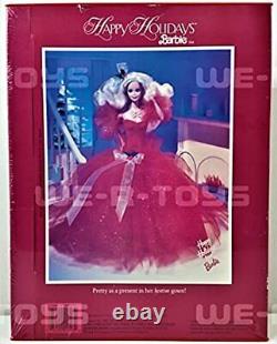 1988 Happy Holidays Barbie Doll Special Edition 1ère De La Série Collectible