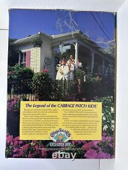 1989 Poupée de la ligne de créateurs Rare Cabbage Patch Kids, Rebecca Claudette, Blonde, Bleue