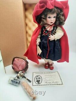 1992 Wendy Lawton Artiste Porcelaine Doll Little Red Chaperon # 480 Nib 13