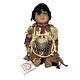 1993 World Gallery Little Red Cloud Native American Porcelain Doll 18 Plumes