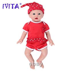 19cute Garçon Et Fille Reborn Baby Doll Full Body Silicone Real Touch Xmas Cadeaux