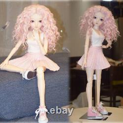 1/3 Bjd Doll Moveable Joints Body Girl Doll Upgrade Visage Maquillage Habillement Complet