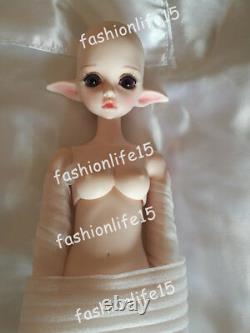 1/4 Bjd Doll Ball Jointed Dolls Girl Elf Ears- Yeux Sans Résine Avec Maquillage Du Visage