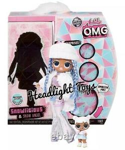 1 Lol Surprise Snowlicious Omg Fashion Doll & Snow Angel Series 1 Wave 2 In Hand