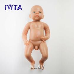21' Full Silicone Reborn Baby Doll Lifelike Waterproof Newborn Boy Xmas Cadeaux