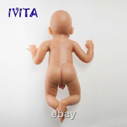 21' Full Silicone Reborn Baby Doll Lifelike Waterproof Newborn Boy Xmas Cadeaux